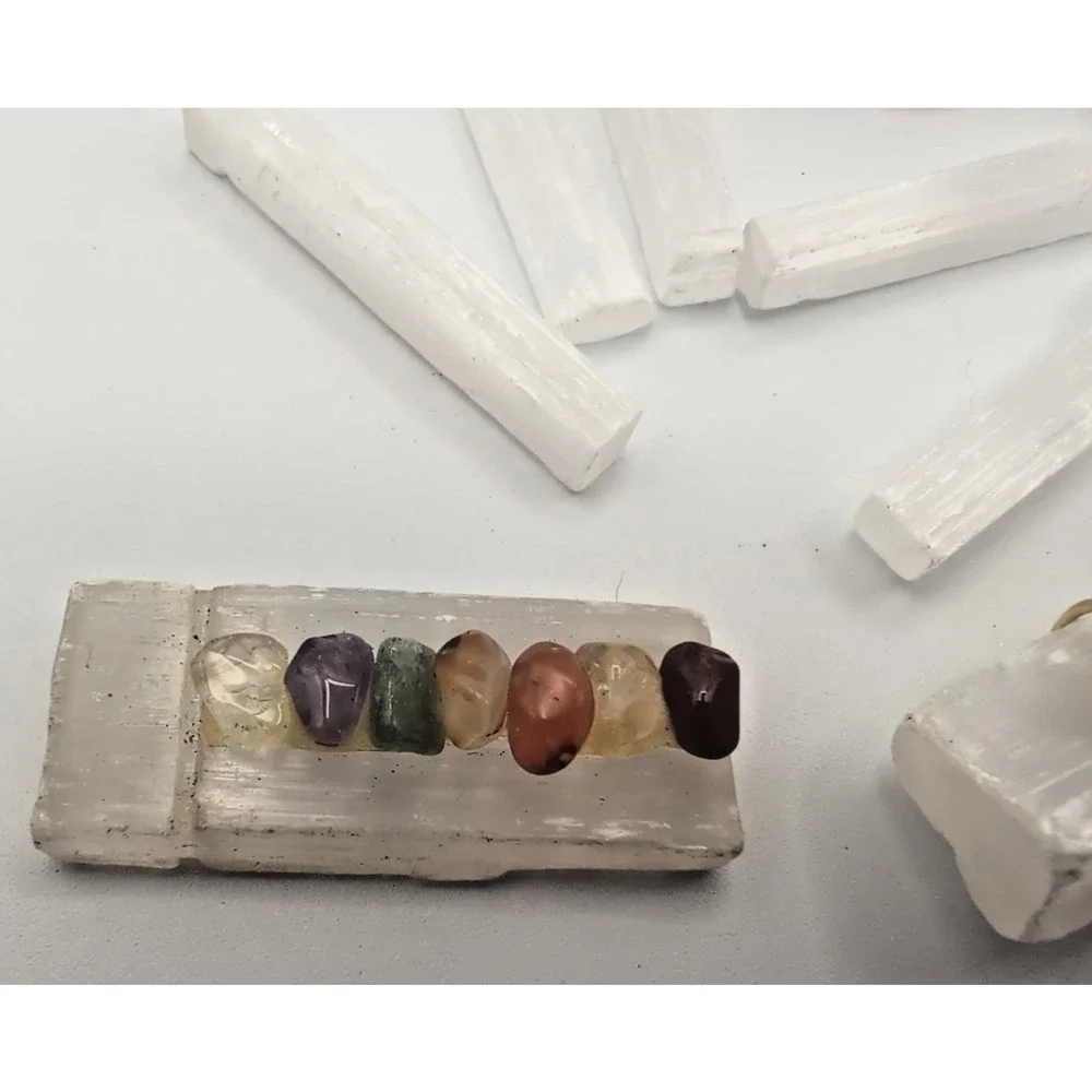 Chakra Stone Craft Jewelry Making Small Lot Multicolor Purple Stones Earrings